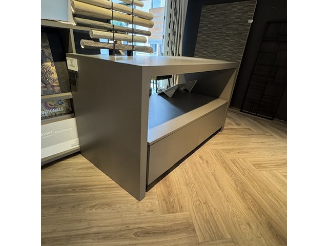 Display meubel, taupe, met lades - afbeelding 2 van  4