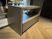 Display meubel, taupe, met lades - afbeelding 2 van  4