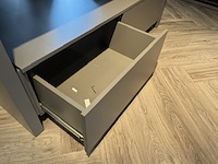 Display meubel, taupe, met lades - afbeelding 3 van  4