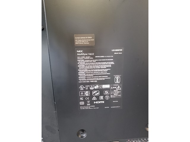 Display, nec, v652 - afbeelding 3 van  6