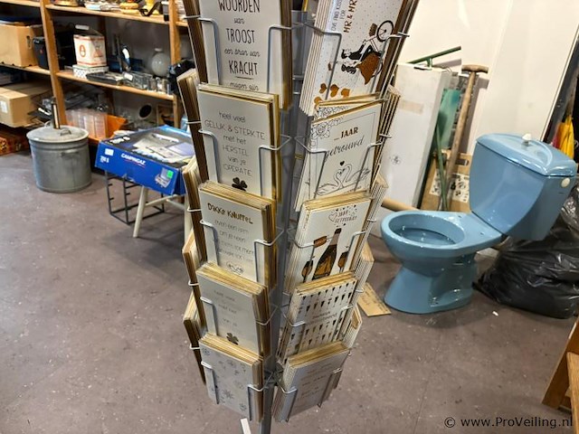 Display-rek inclusief inhoud - diverse kaarten - afbeelding 2 van  3