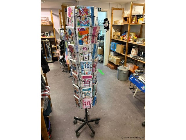Display-rek inclusief inhoud - diverse kaarten - afbeelding 4 van  4