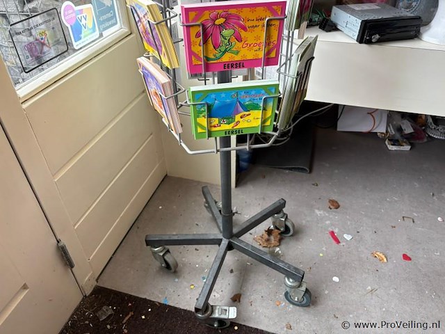 Display-rek inclusief inhoud - diverse kaarten - afbeelding 3 van  4