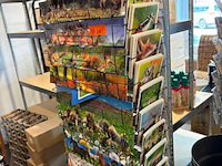 Display-rek inclusief inhoud - diverse kaarten