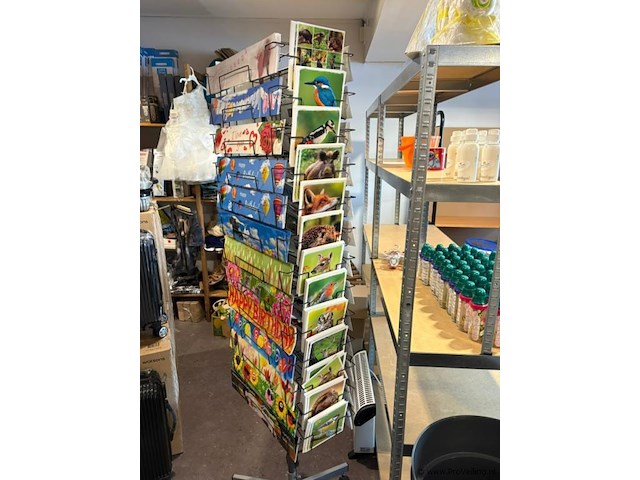 Display-rek inclusief inhoud - diverse kaarten - afbeelding 5 van  6