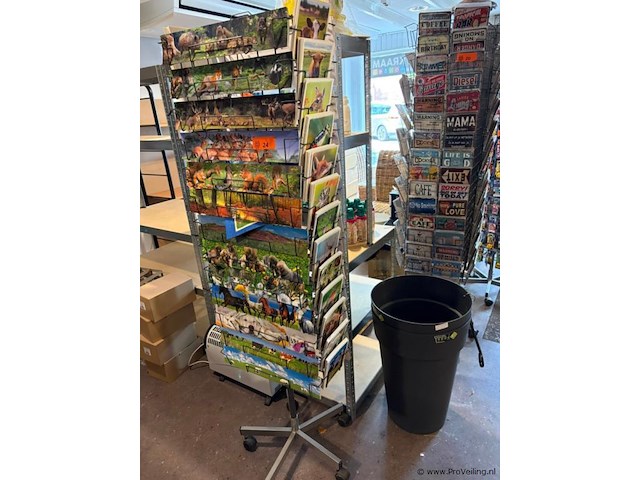 Display-rek inclusief inhoud - diverse kaarten - afbeelding 6 van  6