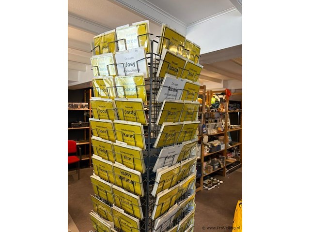 Display-rek inclusief inhoud - diverse sleutelhangers - afbeelding 4 van  6