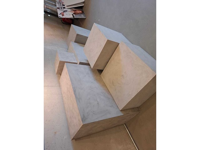Displayblok betonlook (6x) - afbeelding 2 van  4