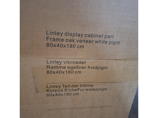 Displaykast, actona, linley display cabinet - afbeelding 7 van  9