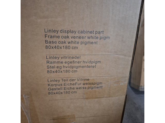 Displaykast, actona, linley display cabinet - afbeelding 8 van  9