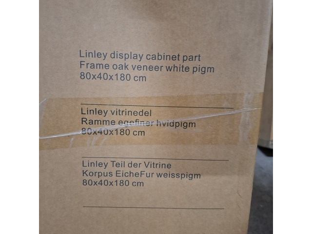 Displaykast, actona, linley display cabinet - afbeelding 9 van  9