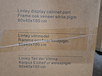 Displaykast, actona, linley display cabinet - afbeelding 9 van  9