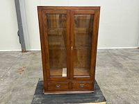 Displaykast of onderkast eiken 145x88x30,5cm - afbeelding 2 van  4