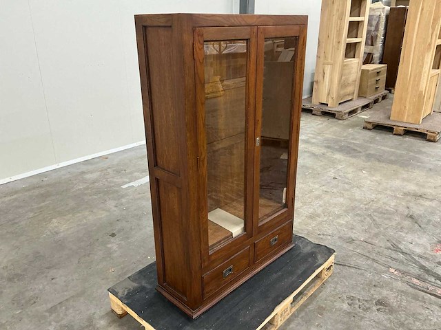 Displaykast of onderkast eiken 145x88x30,5cm - afbeelding 3 van  4