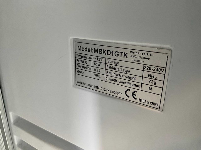 Displaykoelkast (minibar) - afbeelding 6 van  7