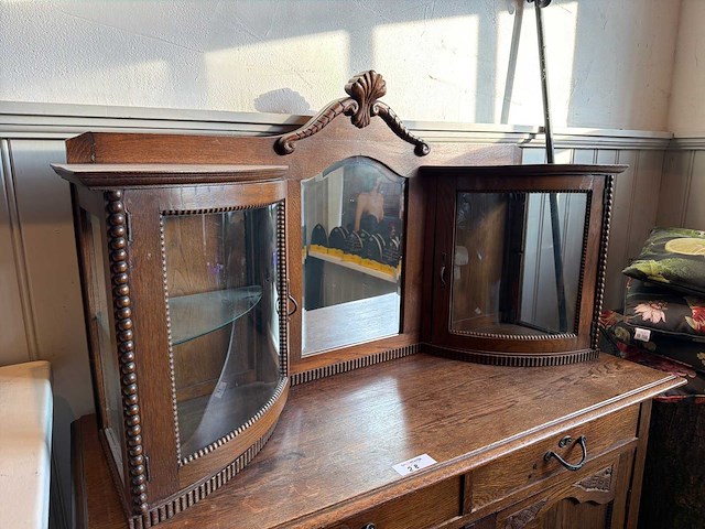 Display/opberg kast met spiegel - afbeelding 2 van  5