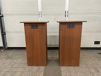 Displayzuil kersenfineer (2x) - afbeelding 1 van  5