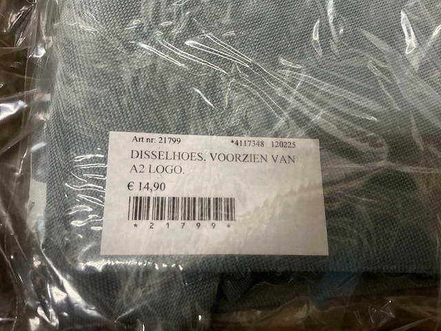 Disselhoes met a2 logo (40x) - afbeelding 3 van  3