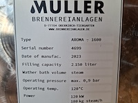 Distilleer ketel / opstelling 2150l, müller, aroma 1600, 2023 - afbeelding 10 van  44