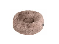 District 70 fuzz donut hondenmand mocca medium 60 cm - afbeelding 1 van  1