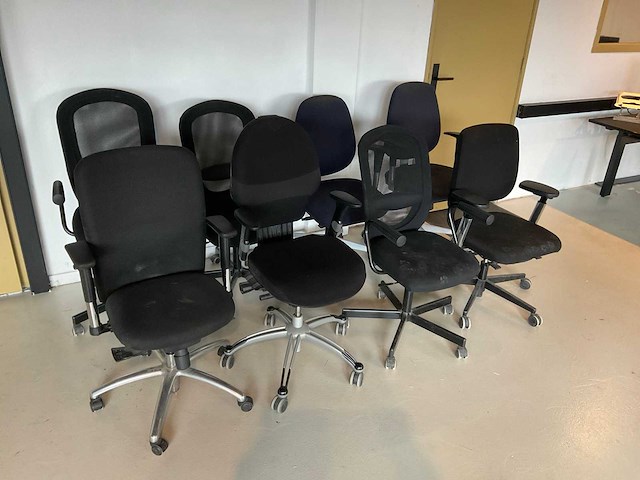 Divers bureaustoel (8x) - afbeelding 1 van  8