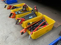 Divers handgereedschap in bak (4x) - afbeelding 6 van  13