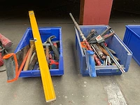 Divers handgereedschap in bak (4x) - afbeelding 9 van  14