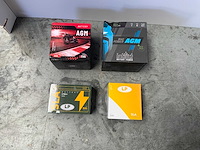 Diverse - bromfiets/motorfietsen - accu's (4x) - afbeelding 1 van  6