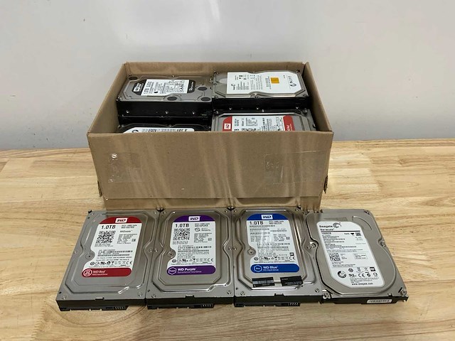Diverse 1tb 3,5” sata hdd (24x) - afbeelding 1 van  4
