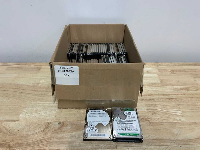 Diverse 2,5’’ sata interne hdd 2000gb (38x) - afbeelding 1 van  3