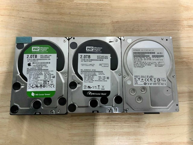 Diverse 2tb 3,5” sata hdd (20x) - afbeelding 3 van  5
