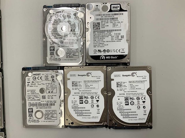 Diverse 320gb/500gb/750gb/1tb sata hdd (25x) - afbeelding 4 van  4