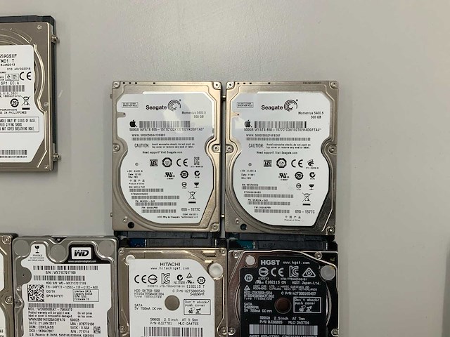 Diverse 320gb/500gb/750gb/1tb sata hdd (25x) - afbeelding 4 van  5