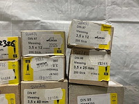 Diverse 3,5mm messing schroeven (2200x) - afbeelding 3 van  5