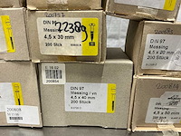 Diverse 4,5mm messing schroeven (1700x) - afbeelding 4 van  6
