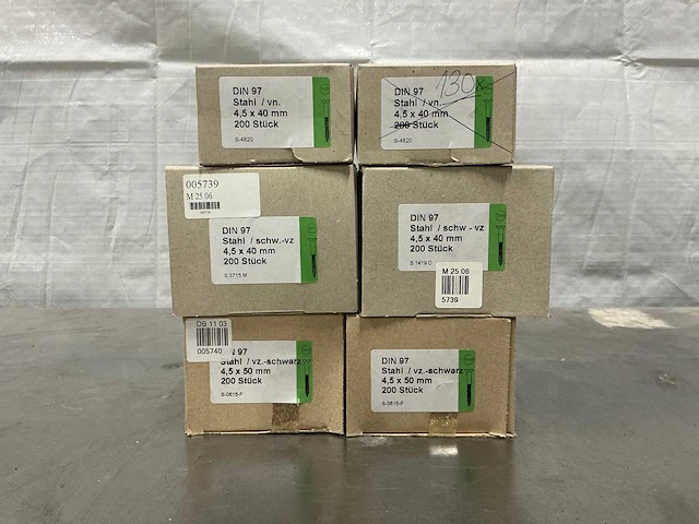 Diverse 4,5mm stahl schroeven (1000x) - afbeelding 1 van  4