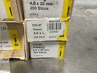 Diverse 4mm messing schroeven (2300x) - afbeelding 2 van  7