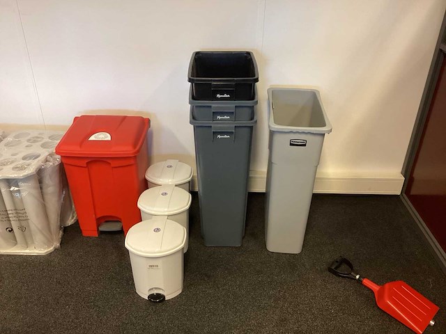 Diverse afvalemmers & prullenbakken (14x) - afbeelding 4 van  6