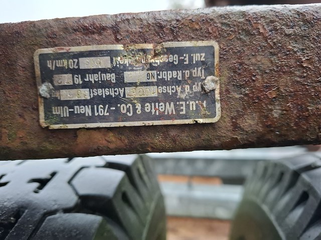 Diverse assen met wielen - afbeelding 7 van  7