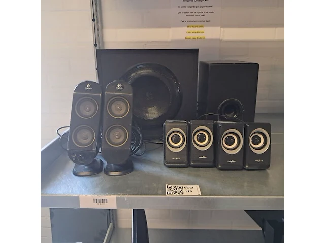 Diverse audio-apparatuur, nedis & logitech - afbeelding 1 van  18