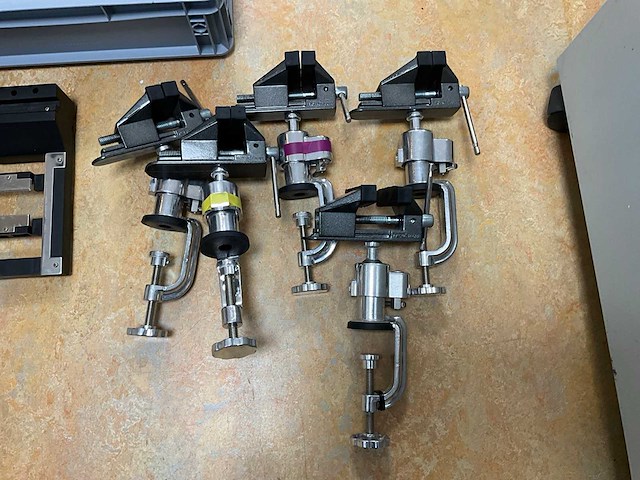 Diverse bankschroeven en klemmen (10x) - afbeelding 2 van  4