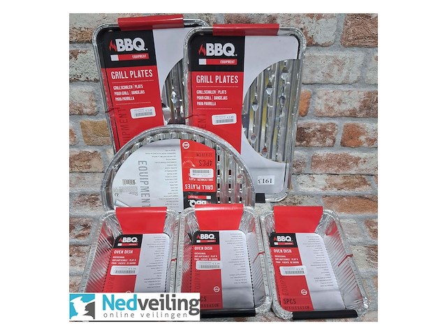 Diverse bbq schalen en bakjes wvp € 22,00 - afbeelding 1 van  3