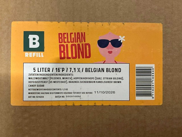 Diverse bierkits belgium blond (7x) - afbeelding 5 van  7