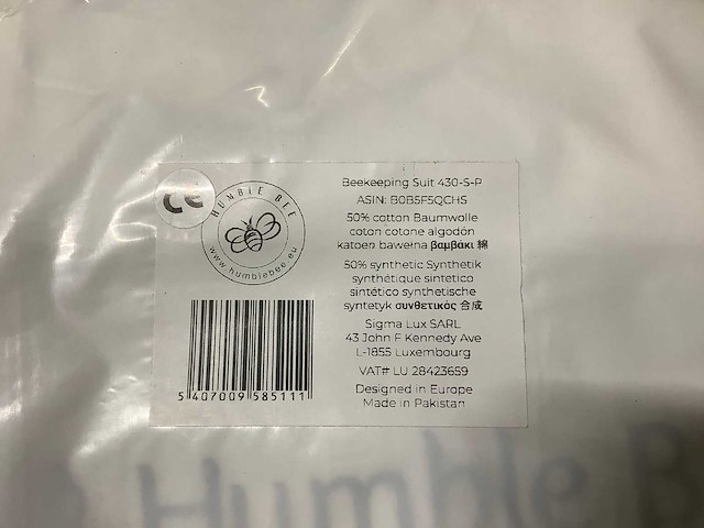 Diverse bijenpakken - maat s - o.a humble bee en bees & co(10x) - afbeelding 2 van  5