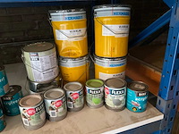 Diverse blikken verf en vloerlak (22x) - afbeelding 3 van  3