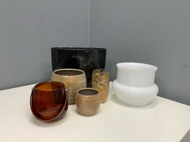 Diverse bloempot (7x) - afbeelding 1 van  6