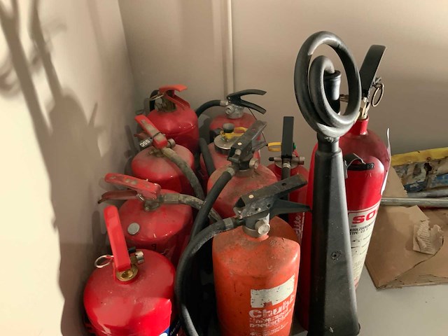 Diverse brandblussers (10x) - afbeelding 2 van  3