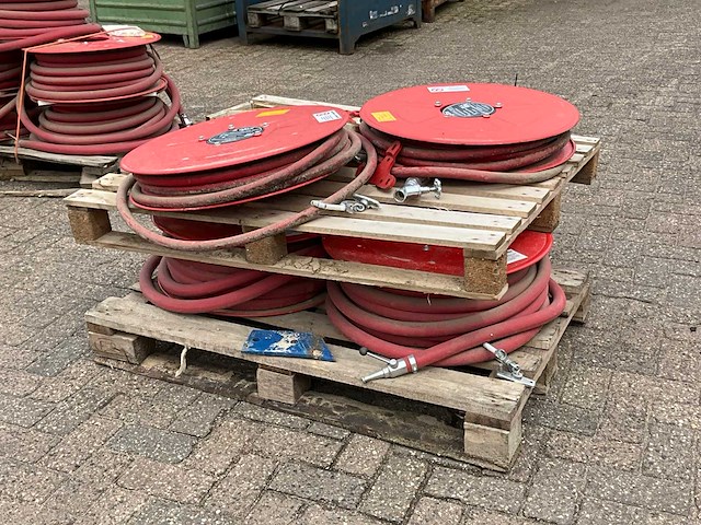 Diverse brandslanghaspels (4x) - afbeelding 3 van  3
