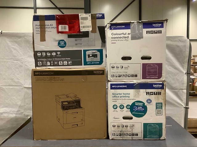 Diverse brother printers (4x) - afbeelding 1 van  5