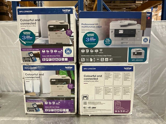 Diverse brother printers (4x) - afbeelding 1 van  5